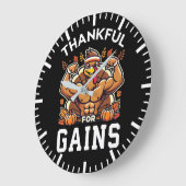 Dankbaar voor winst - Funny Thanksgiving Gym Grote Klok (Hoek)