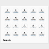 Dankbaar Wachtwoord Beschermd - IT Ronde Sticker (Vel)