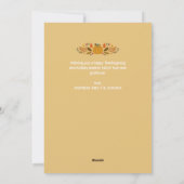 DANKBAAR | wenskaart voor Thanksgiving van het gez Feestdagenkaart (Achterkant)