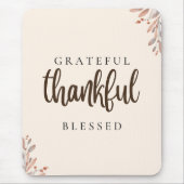 dankbaar zalig botanisch muismat (Voorkant)