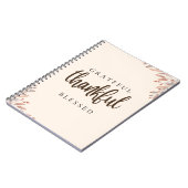 dankbaar zalig botanisch notitieboek (Linkerzijde)