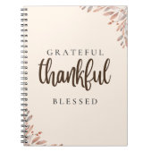 dankbaar zalig botanisch notitieboek (Voorkant)