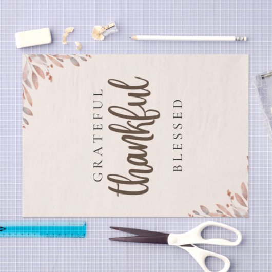 dankbaar zalig botanisch tissuepapier (Craft)