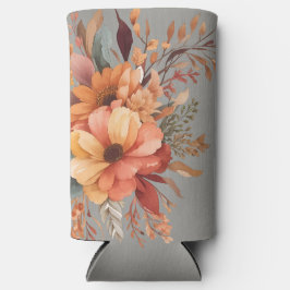 Dankbaar zalig gezegend Bloemen Thanksgiving Seltzer Blikjeskoeler