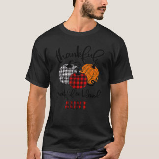 Dankbaar Zegen Aunt Herfst Herfst Pompoen T-shirt