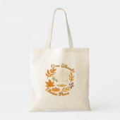 'Dankbaar zijn, Kies voor Vrede' Budgettas Tote Bag (Achterkant)