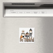 dankbaar zijn thanksgiving pelgrims magneet (Insitu (Vaatwasser))