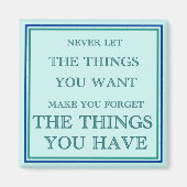 dankbaar zijn voor wat we hebben magneet (Voorkant)