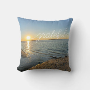 Dankbaar Zonsondergang Kalm Hoofdkussen Decor Kussen