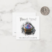 *~ Dankbaarheid AP62 DANK U Mini Note Kaart Notitiekaartje (Voorkant / Achterkant in situ)