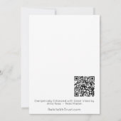 *~ Dankbaarheid AP99 BEDANKT Opmerking Kaart (Achterkant)