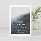 Dankbaarheid Bedrijf Vakantie Kaart (Staand voorkant)