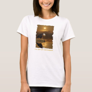 DANKBAARHEID Bidden Bald Eagle Dames Shirt