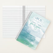 Dankbaarheid Bijbelgebedsjournaal Blauwe Waterverf Notitieboek (Binnen)