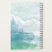 Dankbaarheid Bijbelgebedsjournaal Blauwe Waterverf Notitieboek (Achterkant)