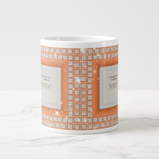 Dankbaarheid Blijft: Dankbaarheid Buiten de Klok Grote Koffiekop (Voorkant)