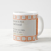 Dankbaarheid Blijft: Goede Dag Betere Nacht Altijd Grote Koffiekop (Voorkant rechts)