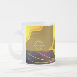 Dankbaarheid Blijft™ Liefde & Intentie | Aandachti Matglas Koffiemok