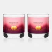 Dankbaarheid Blijft™ Liefde & Intentie | Betekenis Whisky Glas (Rechts)
