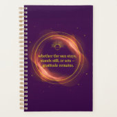 Dankbaarheid Blijft: Nice Day Better Night Always  Planner (Voorkant)