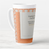 Dankbaarheid Blijft: Stilte Houdt Dankbaarheid Elk Latte Mok (Linkerhoek)