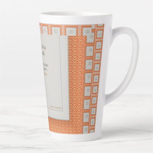 Dankbaarheid Blijft: Stilte Houdt Dankbaarheid Elk Latte Mok (Rechts)