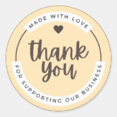 Dankbaarheid Blooms: Elegant Dank u Sticker SE (Voorkant)