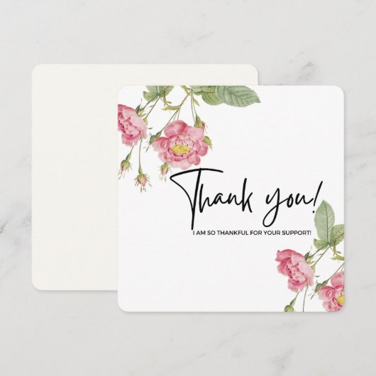 Dankbaarheid Blossoms - Dankuwel (Voorkant / Achterkant)