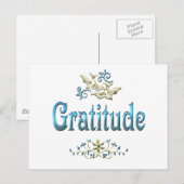 DANKBAARHEID BRIEFKAART (Voorkant / Achterkant)