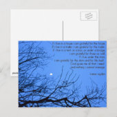 dankbaarheid briefkaart (Voorkant / Achterkant)