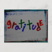 " dankbaarheid " - briefkaarten (Voorkant)