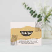 Dankbaarheid Eenvoudige bedankkaart Aangepast Beri Briefkaart (Staand voorkant)