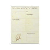 Dankbaarheid & Gebed Pagina's Bruin | Notitieblok (Linkerzijde)