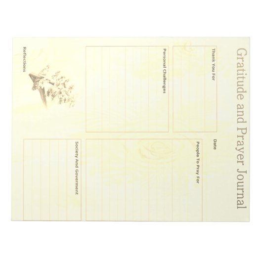 Dankbaarheid & Gebed Pagina's Bruin | Notitieblok (Voorkant)