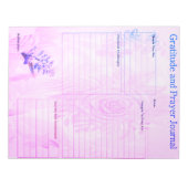 Dankbaarheid & Gebed Pagina's Roze Blauw | Notitieblok (Voorkant)