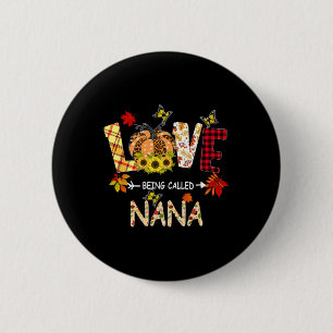 Dankbaarheid Genoemd Oma Zonnebloem Pompoen Ronde Button 5,7 Cm