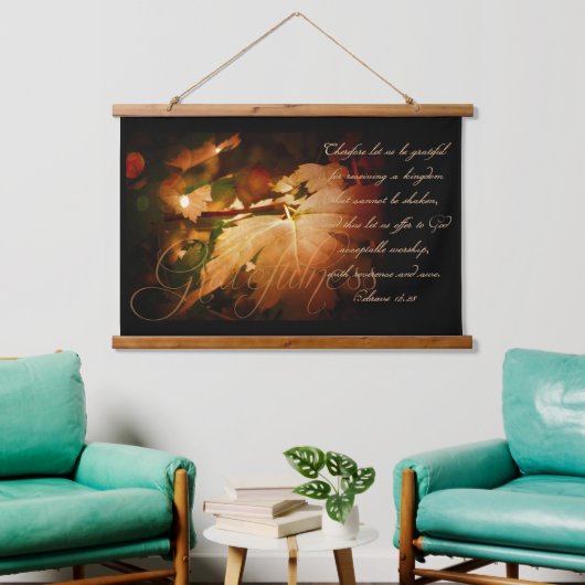 Dankbaarheid  hangend wandkleed (Woonkamer)