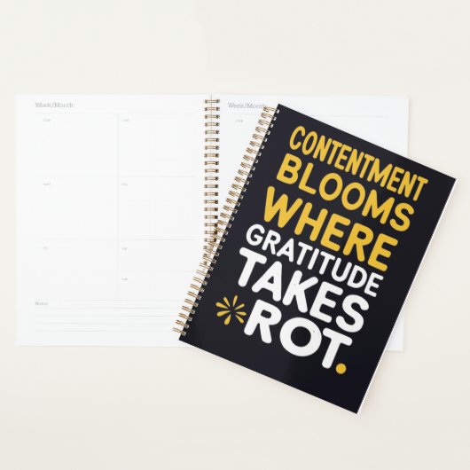 Dankbaarheid in bloei - inspirerend planner (Display)