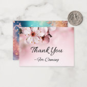 "Dankbaarheid in Bloei" Notitiekaartje (Voorkant / Achterkant in situ)