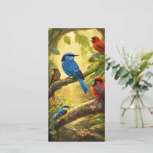 "Dankbaarheid in Bloom: A Thank You" Bedankkaart (Staand voorkant)