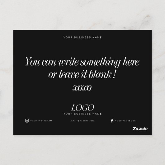 Dankbaarheid in het bedrijfsleven: een oprechte da briefkaart (Achterkant)