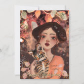 Dankbaarheid is Alles Herfst Kattenliefhebber Kaar Feestdagenkaart (Voorkant)