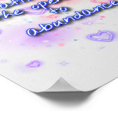 dankbaarheid is de deur opengezet voor overvloed poster (Hoek)