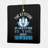 Dankbaarheid Is De Hoogste Pilates Keramisch Ornament (Links)