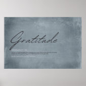 Dankbaarheid is de houding: verhoog je leven poster (Voorkant)