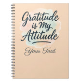 Dankbaarheid is mijn Waterverf  Notitieboek (Voorkant)