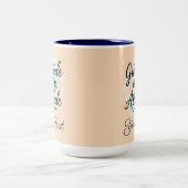 Dankbaarheid is mijn Waterverf Tweekleurige Koffiemok (Center)