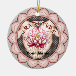 Dankbaarheid Lotus ornament