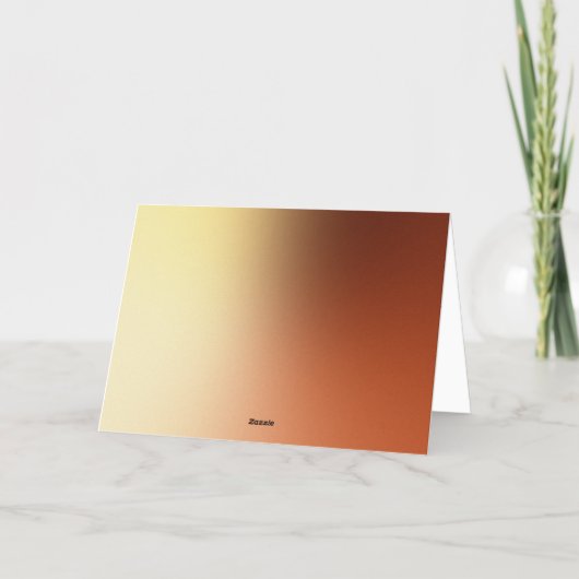 Dankbaarheid met zonnebloemen en pompoenen folie wenskaart (Achterkant)