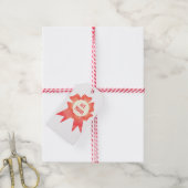 Dankbaarheid Nummer Een Moeder winnaar award lint Cadeaulabel (Met Touw)